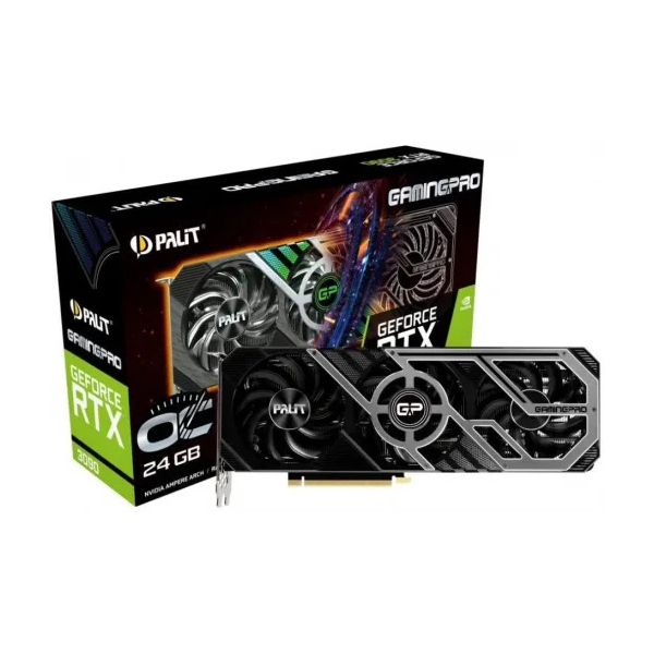 Palit Geforce RTX™ 3090 GamingPro OC 24GB 384-Bit GDDR6X GRAPHICS CARD